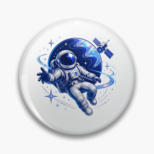 Item preview, Reaching Astronaut Floating in Cosmic Deep Space designed and sold by Piising.