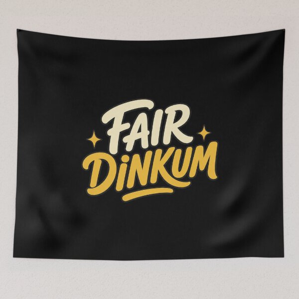 Item preview, Fair Dinkum Australian Slang | Aussie Typography and Animal Art designed and sold by AMICO77.