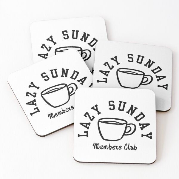 Item preview, Lazy Sunday Members Club Coffee Mug Design designed and sold by HYPNK.
