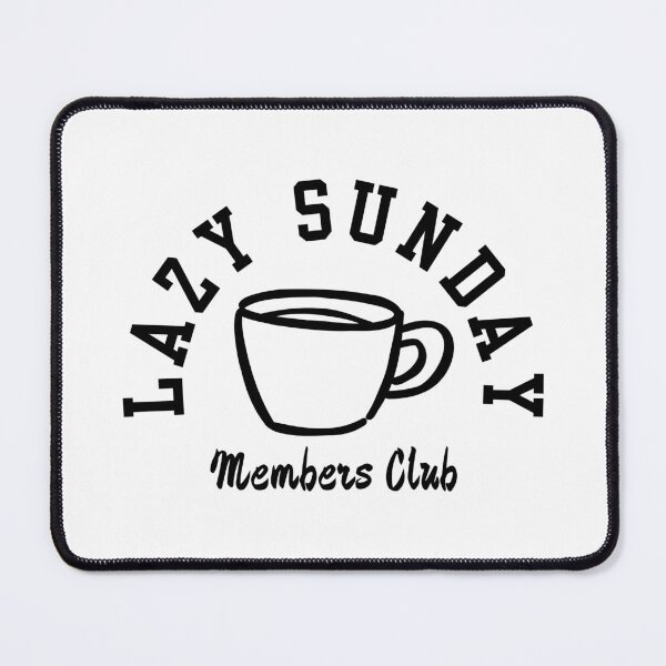 Item preview, Lazy Sunday Members Club Coffee Mug Design designed and sold by HYPNK.