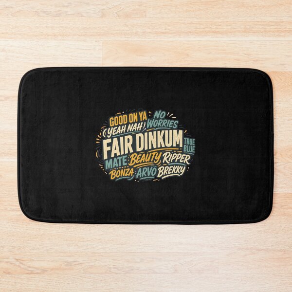 Item preview, Fair Dinkum Australian Slang | Aussie Typography and Animal Art designed and sold by AMICO77.