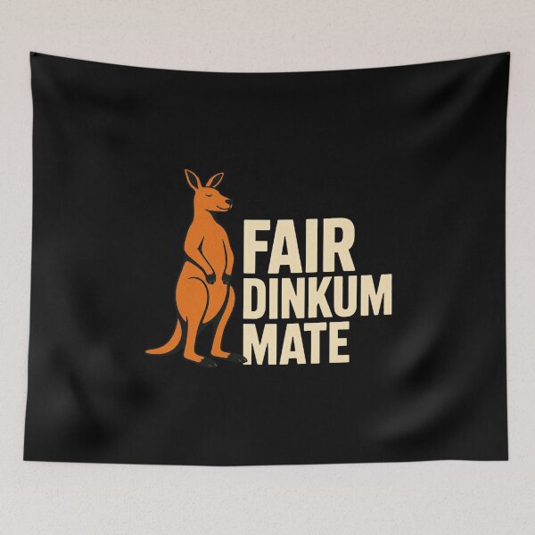 Item preview, Fair Dinkum Australian Slang | Aussie Typography and Animal Art designed and sold by AMICO77.