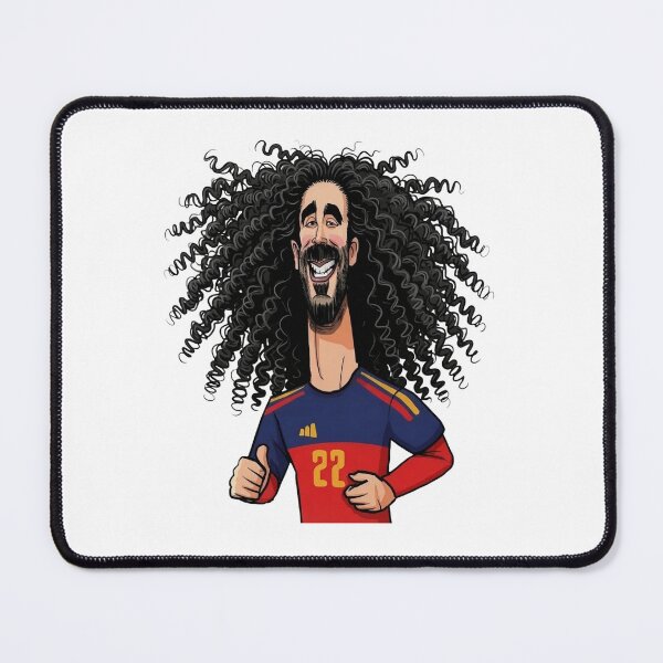Item preview, Marc Cucurella Spain National Football Team No 22 Caricature designed and sold by no-label-club.