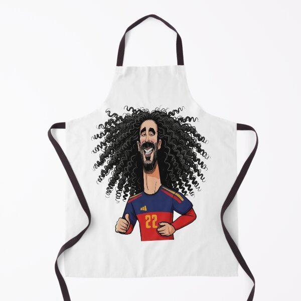 Item preview, Marc Cucurella Spain National Football Team No 22 Caricature designed and sold by no-label-club.