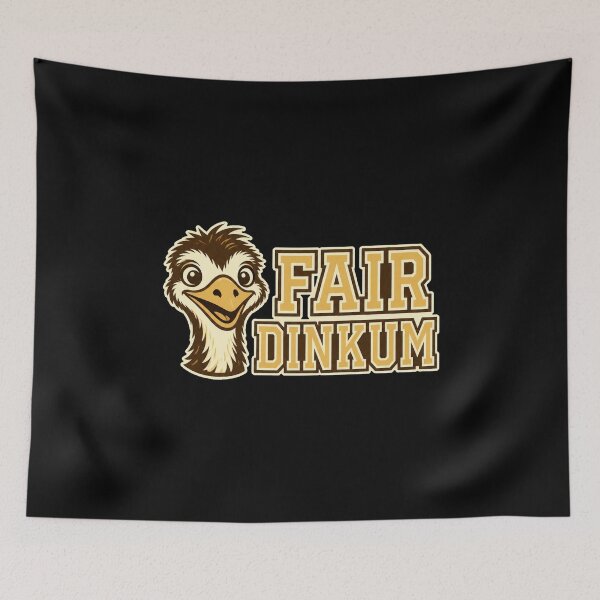 Item preview, Fair Dinkum Australian Slang | Aussie Typography and Animal Art designed and sold by AMICO77.