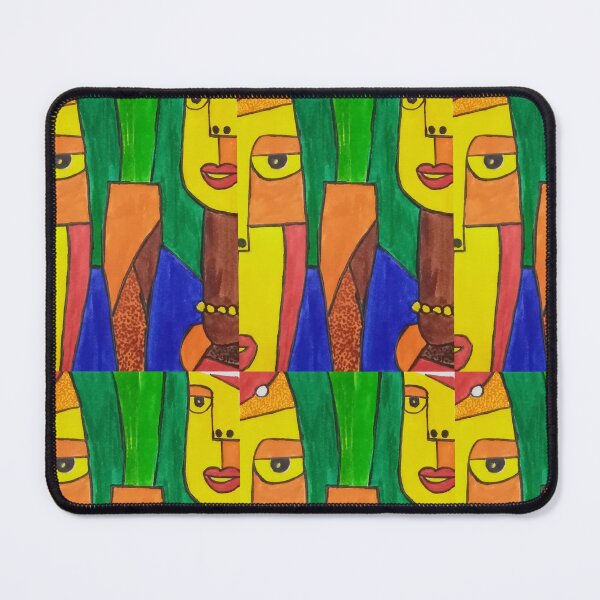 Item preview, Abstract Dual Expressions - Cubist Modern Art designed and sold by artbucketstudio .