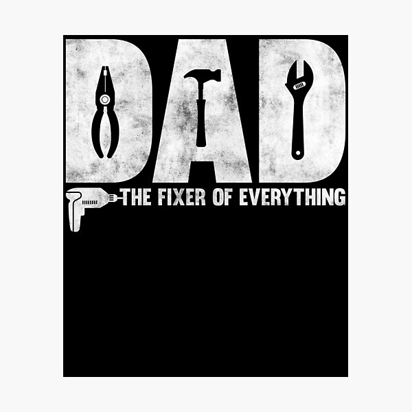Item preview, Papá, el que lo arregla todo - Frases para el Día del Padre | Arte para padres designed and sold by Achrafdesign.