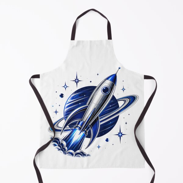 Item preview, Rocket Ship Blast Off & Ringed Planet designed and sold by Piising.