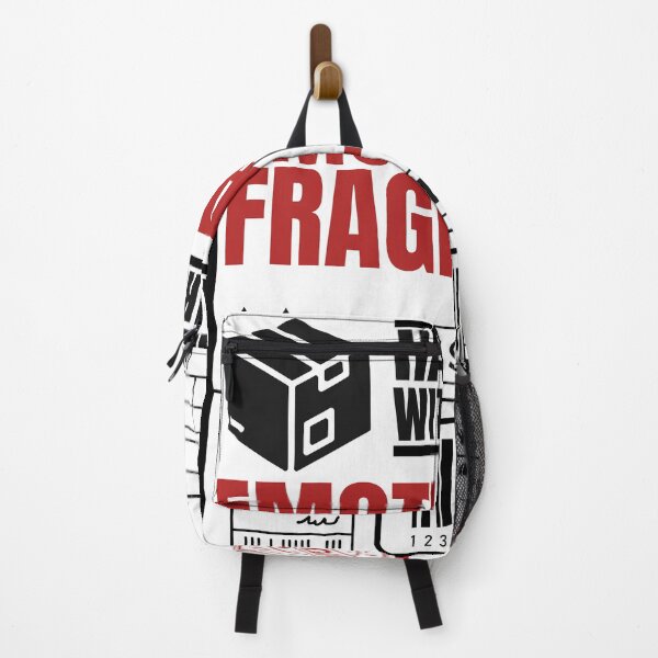 Item preview, Handle With Care Emotionally Fragile Funny Shipping Label T-Shirt designed and sold by Uvclick.