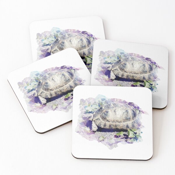Item preview, Watercolor tortoise designed and sold by Anne Londez Studio.