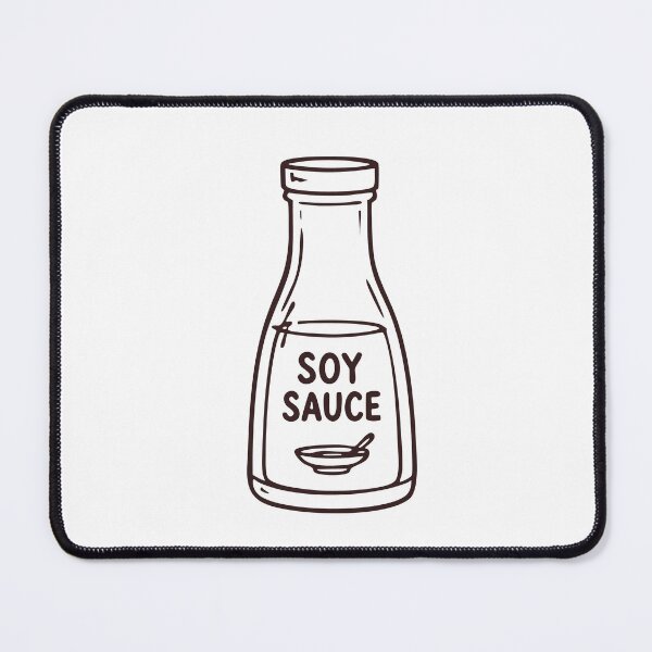 Item preview, Soy Sauce Bottle – Minimal Bold Line Design designed and sold by AnteesocialTees.