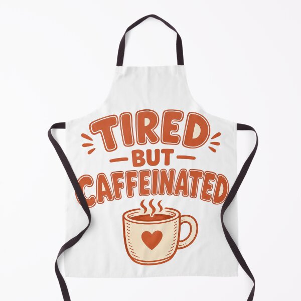 Item preview, Tired But Caffeinated designed and sold by Piising.