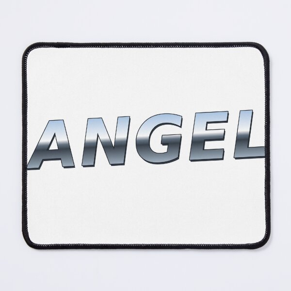 Item preview, Angel Y2K Silver Chrome Aesthetic Text designed and sold by DraakMonster013.