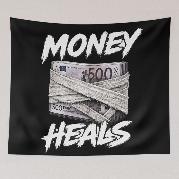 Item preview, Money Heals designed and sold by RetroPlus.