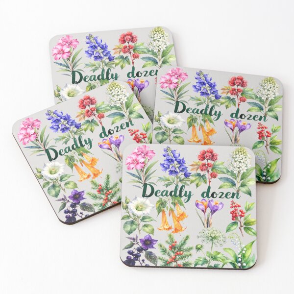 Item preview, Deadly dozen, twelve poisonous plants designed and sold by LiskoDesign.