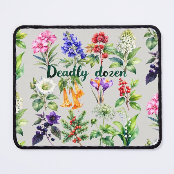 Item preview, Deadly dozen, twelve poisonous plants designed and sold by LiskoDesign.