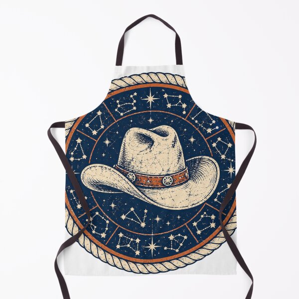 Item preview, Cowboy Hat & Zodiac Constellation Emblem designed and sold by Piising.