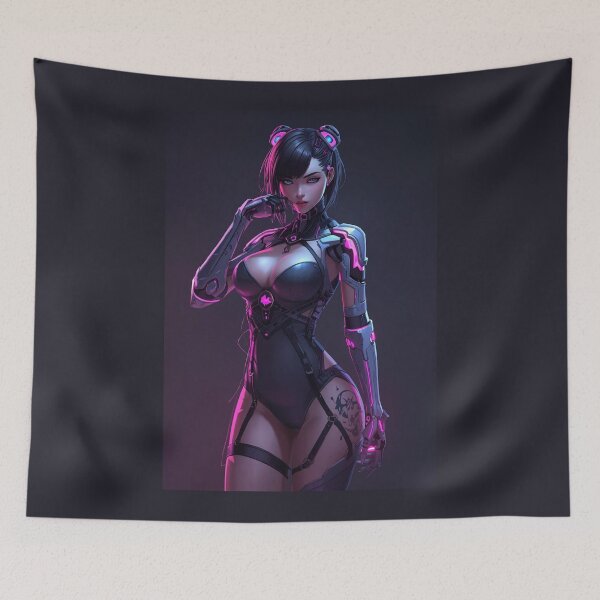 Item preview, Cyborg Girl designed and sold by ArtCraftLab.