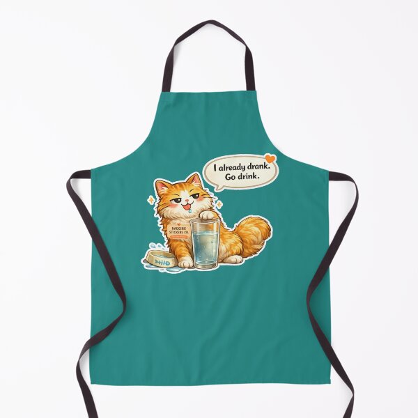 Item preview, NAGGING CAT LaMaisonOfMY I ALREADY DRANK, GO DRINK. COLLECTION | GREEN Edition | No.01 designed and sold by LaMaisonOfMY.