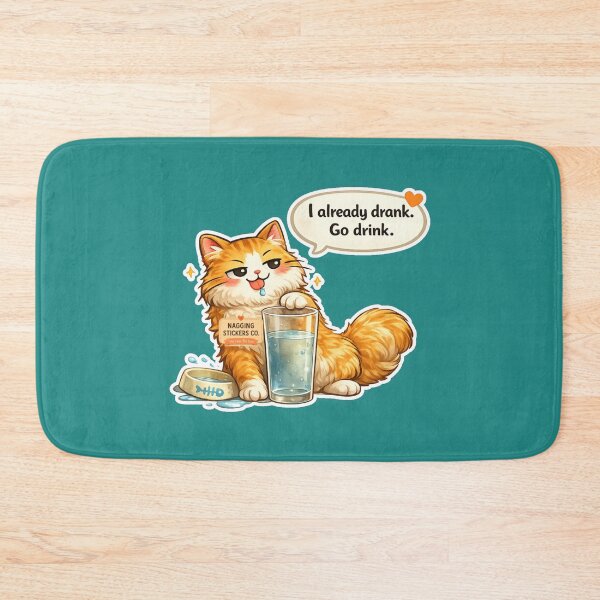 Item preview, NAGGING CAT LaMaisonOfMY I ALREADY DRANK, GO DRINK. COLLECTION | GREEN Edition | No.01 designed and sold by LaMaisonOfMY.
