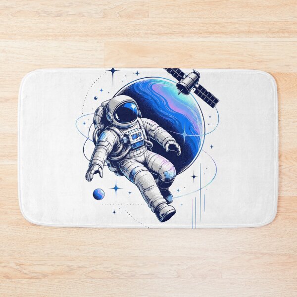 Item preview, Floating Astronaut & Orbiting Satellite Cosmic designed and sold by Piising.