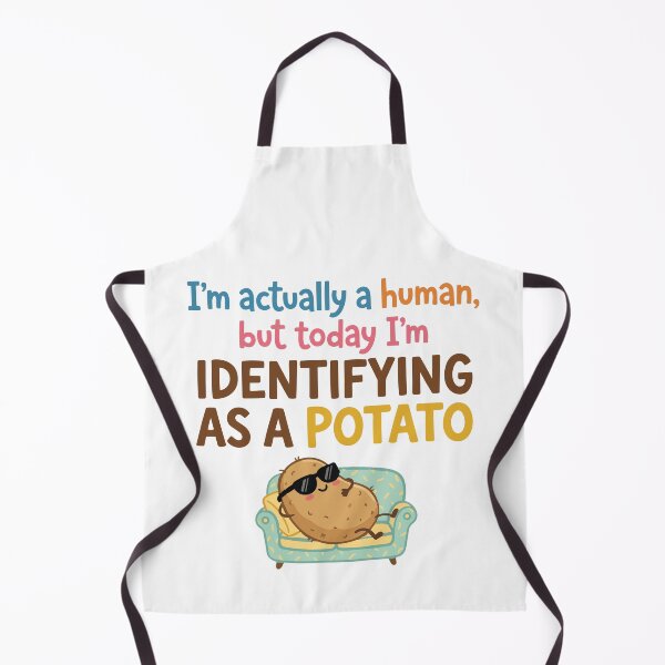 Item preview, I'm Actually a Human but Today I'm Identifying as a Potato Funny Quote designed and sold by pictranoosa.