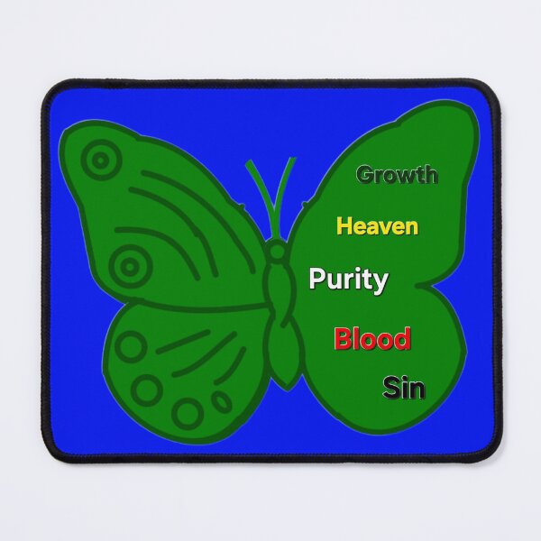 Item preview, butterfly telling salvation through colors designed and sold by gracehopelove.