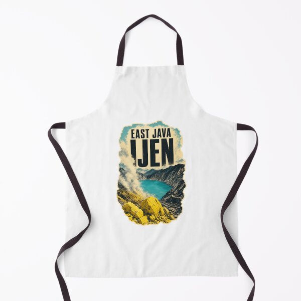 Item preview, Kawah Ijen East Java Travel Art | Blue Fire Volcano Illustration designed and sold by AMICO77.
