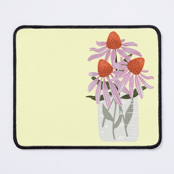 Item preview, Echinacea in a beaker designed and sold by LavanderArt.