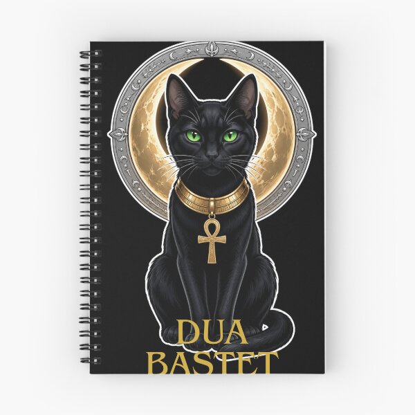 Item preview, Dua Bastet Black Egyptian Cat Goddess With Ankh designed and sold by Witch Joseph.