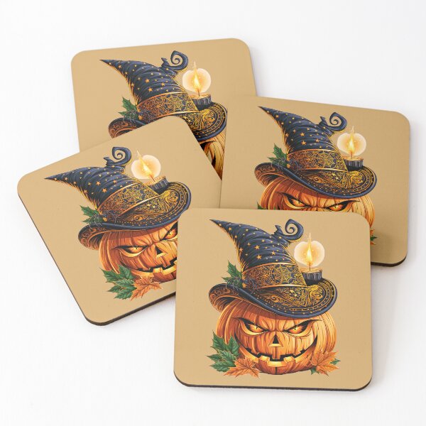 Item preview, Halloween Pumpkin With Witch Hat designed and sold by MythicMood.