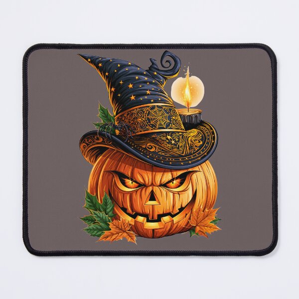 Item preview, Halloween Pumpkin With Witch Hat designed and sold by MythicMood.