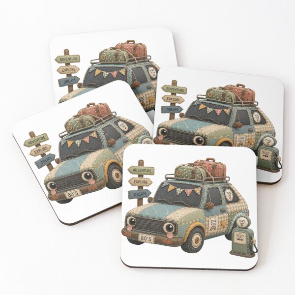 Item preview, Patchwork Road Trip Car designed and sold by M.Store.