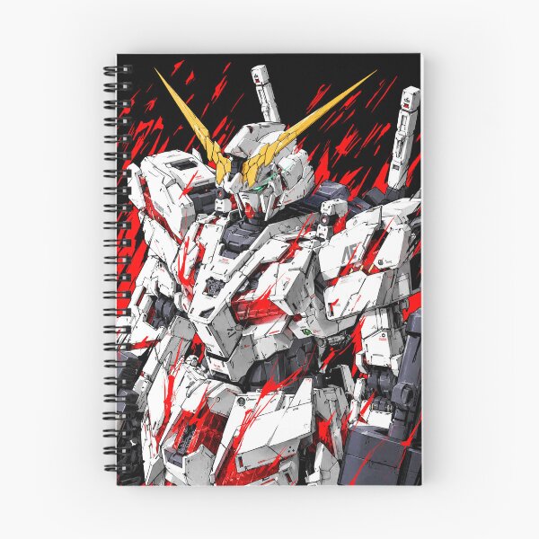 Item preview, full colour vector unicorn Gundam mecha anime art Digital Artwork designed and sold by sabartgunpla.