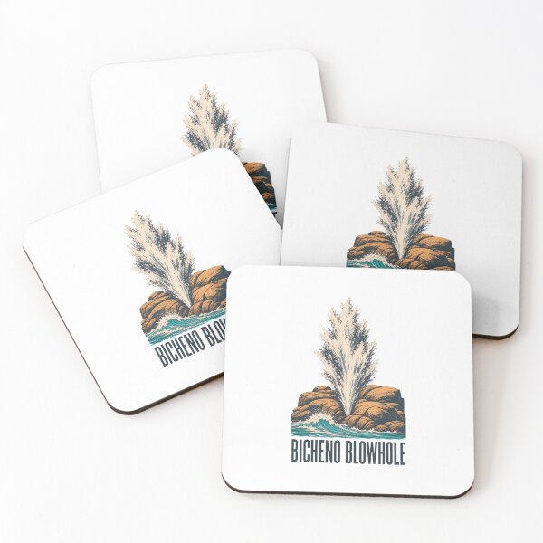 Item preview, Bicheno Tasmania Travel Art | Little Penguins and Coastal Illustration designed and sold by AMICO77.