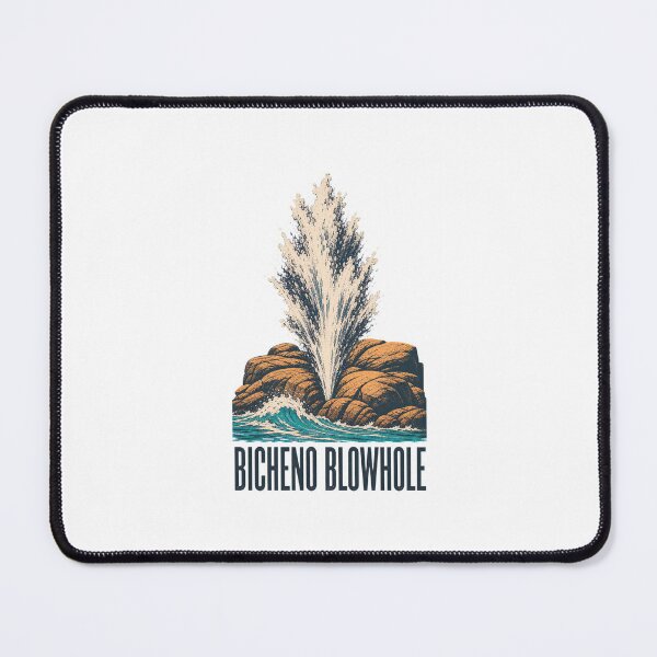 Item preview, Bicheno Tasmania Travel Art | Little Penguins and Coastal Illustration designed and sold by AMICO77.