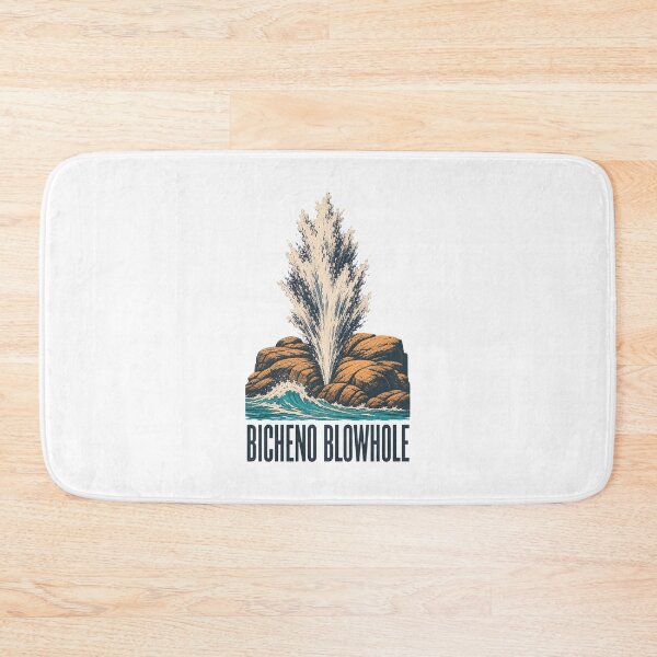Item preview, Bicheno Tasmania Travel Art | Little Penguins and Coastal Illustration designed and sold by AMICO77.