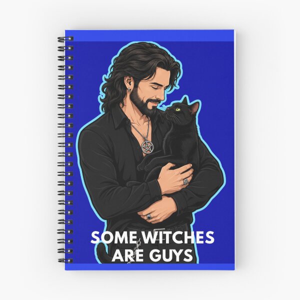 Item preview, Some Witches Are Guys Black Cat Pentacle Design designed and sold by Witch Joseph.