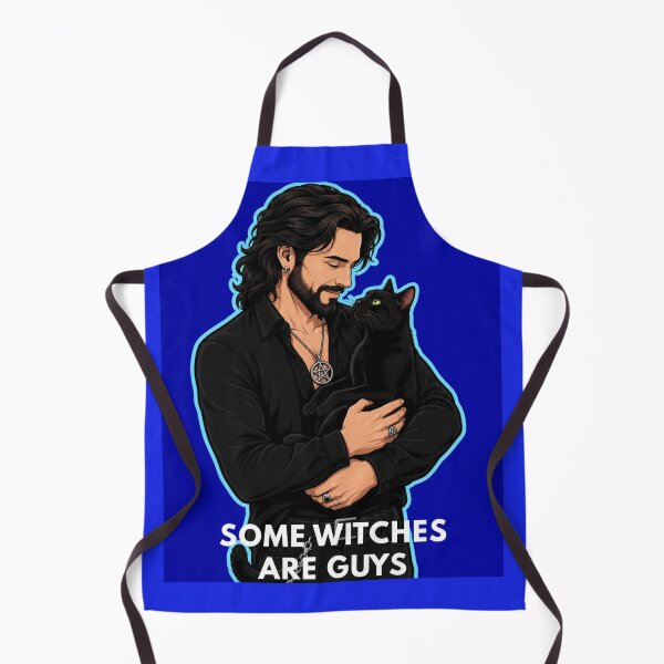 Item preview, Some Witches Are Guys Black Cat Pentacle Design designed and sold by Witch Joseph.
