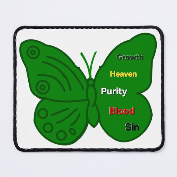 Item preview, butterfly telling salvation through colors designed and sold by gracehopelove.