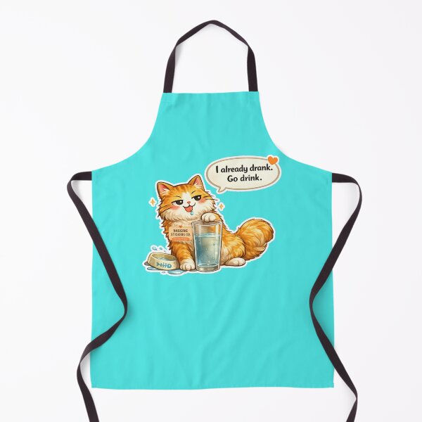 Item preview, NAGGING CAT LaMaisonOfMY I ALREADY DRANK, GO DRINK. COLLECTION | AQUA Edition | No.01 designed and sold by LaMaisonOfMY.