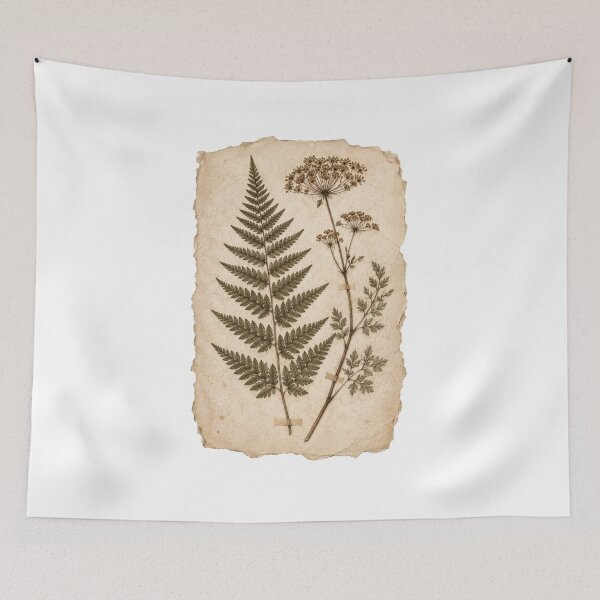 Item preview, Pressed Botanical Fern & Wildflower Herbarium designed and sold by Piising.