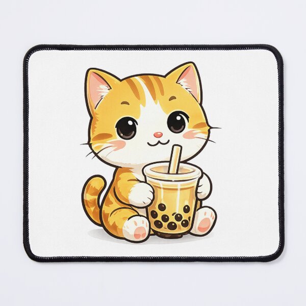 Item preview, Bubble Tea Cat Design designed and sold by StyleBloomes.