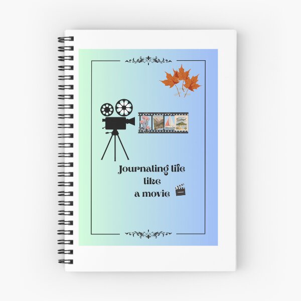 Item preview, Journaling Life Like a Movie Cinema Art designed and sold by priyusterminal.