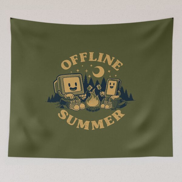 Item preview, Camping Offline designed and sold by World Domination For Cats ®.