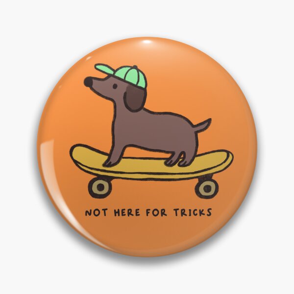 Artikelvorschau, Skateboard fahrender Dackel, süßer Cartoon-Wienerhund, lustiger Teenager-Skater entworfen und verkauft von roarsomethings.