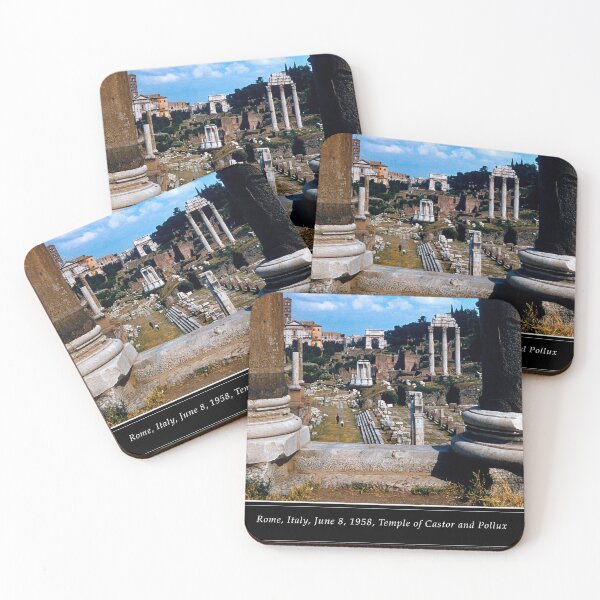 Item preview, Rome, Italy, June 8, 1958, Temple of Castor and Pollux designed and sold by AMacGPhilly.