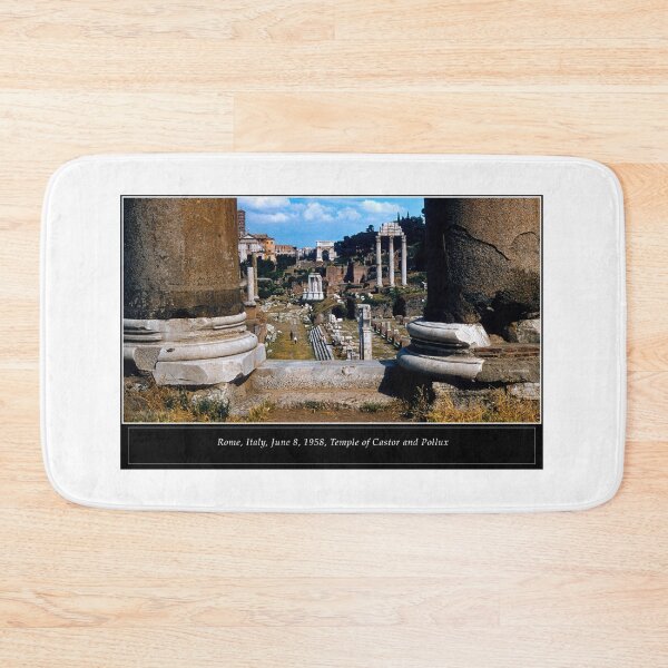 Item preview, Rome, Italy, June 8, 1958, Temple of Castor and Pollux designed and sold by AMacGPhilly.