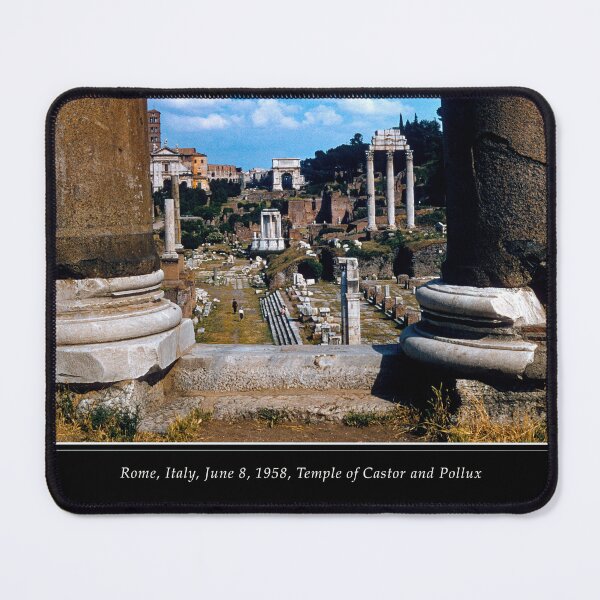 Item preview, Rome, Italy, June 8, 1958, Temple of Castor and Pollux designed and sold by AMacGPhilly.