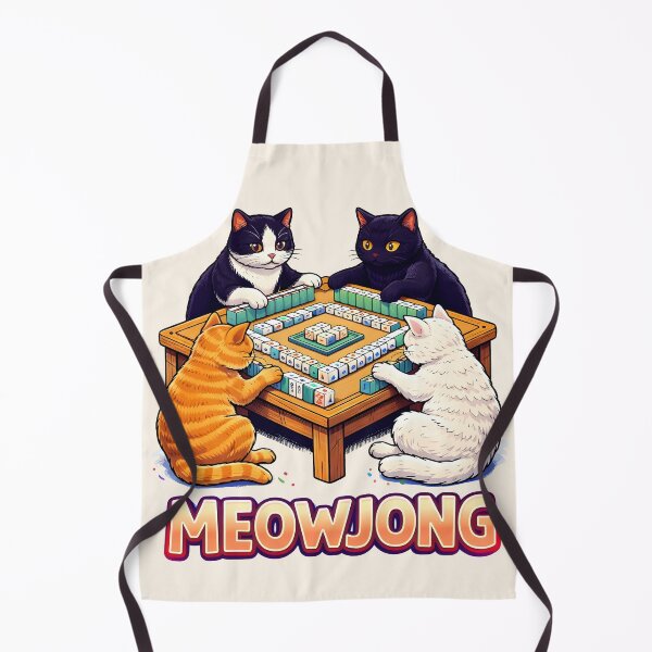 Item preview, Funny Cute Cats Playing Meowjong designed and sold by legendaryskins.